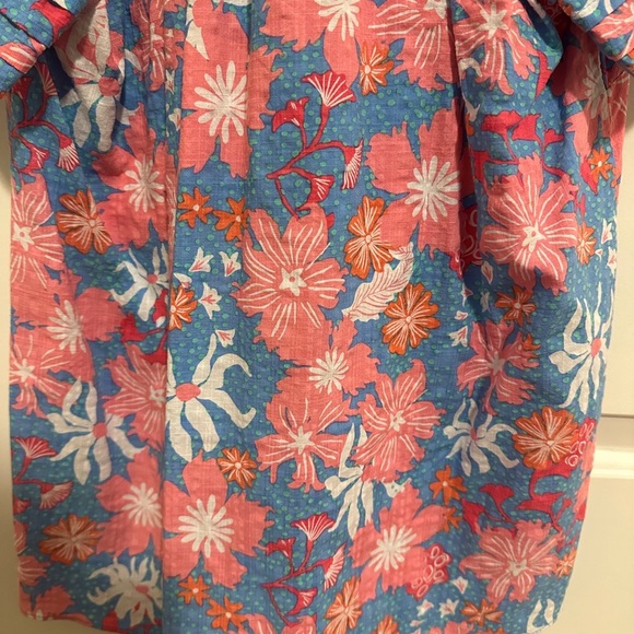 Hatley Wild Garden Sylvie Short Sleeve Blouse Size XS Extra Small Womens - Picture 10 of 11